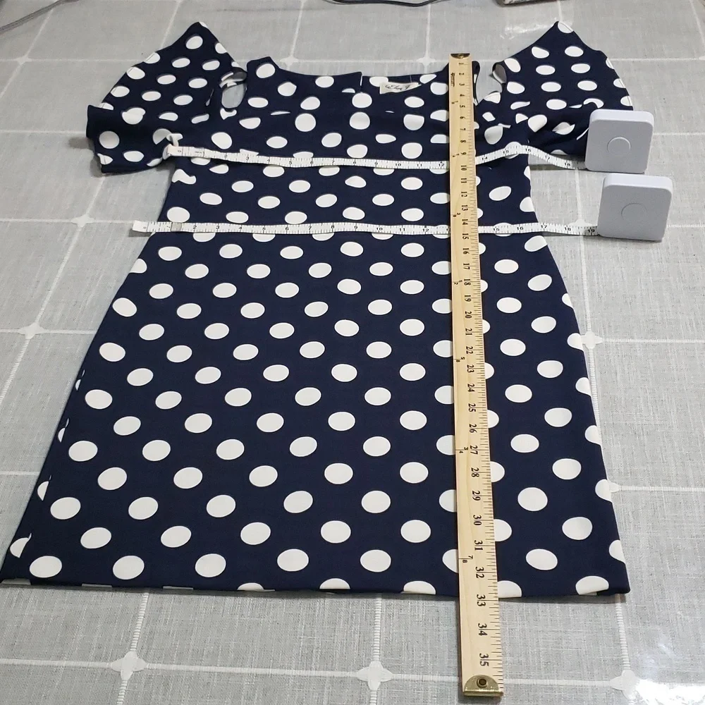 Eliza J Cold Shoulder Flutter Sleeve Shift Dress, Size 2